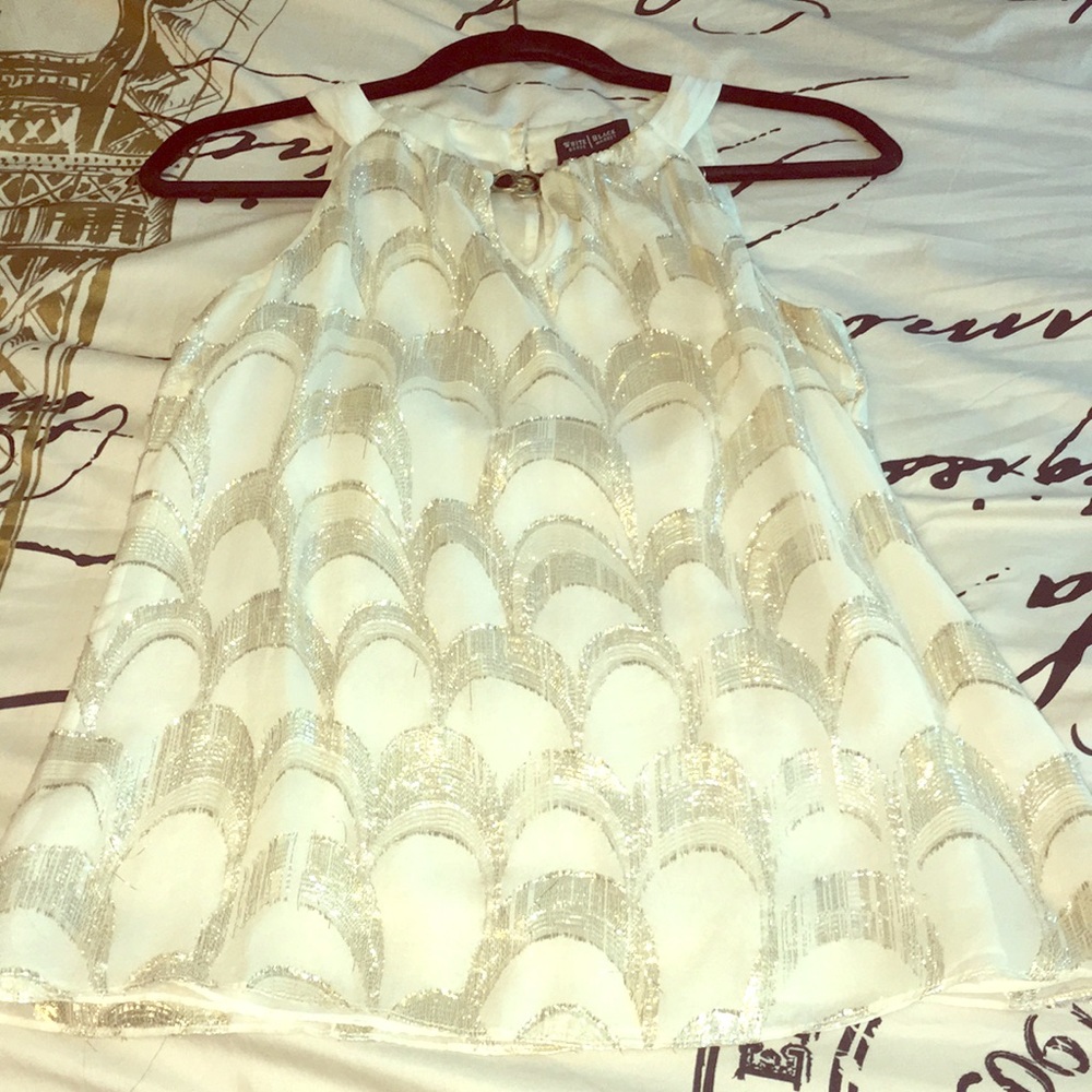 White House Black Market Silk Top